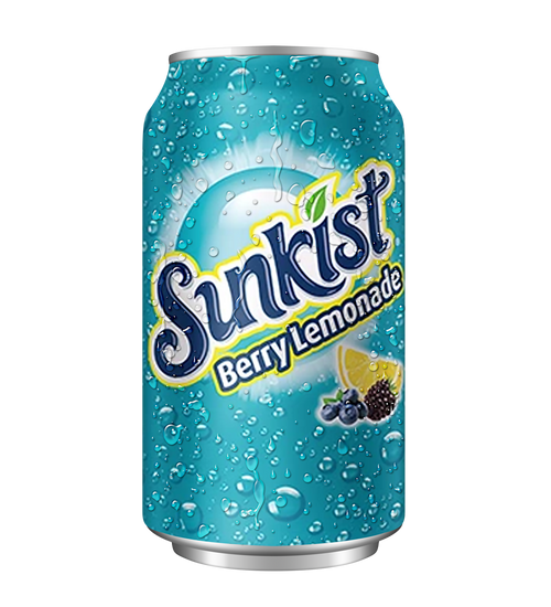 12 oz Can of Berry Lemonade Sunkist