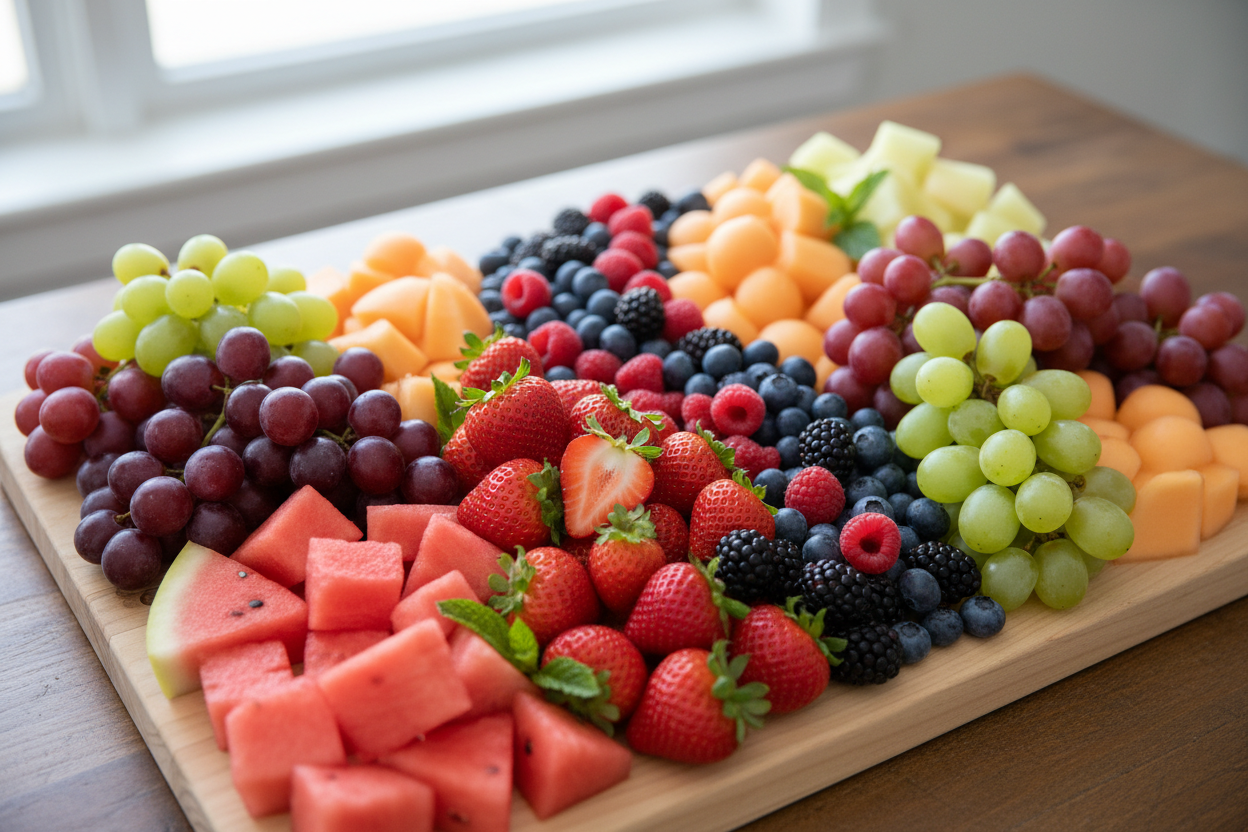 Can you keep it just to the berries, watermelon, cantalope and grapes? No Figs, honey, or yogurt.